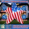 7FT Patriotic Independence Memorial Day 4th of July Inflatable Outdoor American Star Decoration, LED Lights Holiday Blow Up for Fourth of July Party Garden Yard Lawn Decor